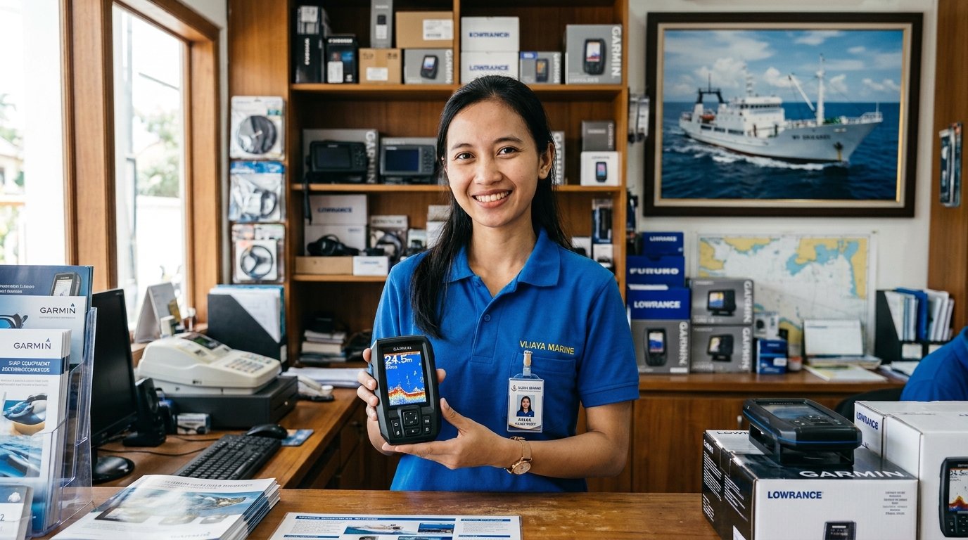 Peralatan elektronik navigasi kapal pancing