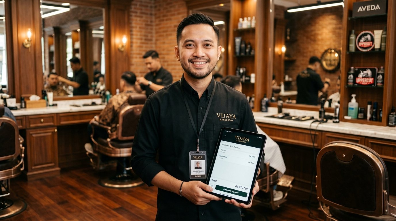 Aplikasi kasir barbershop